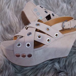 Marc Fisher Suede Wedge